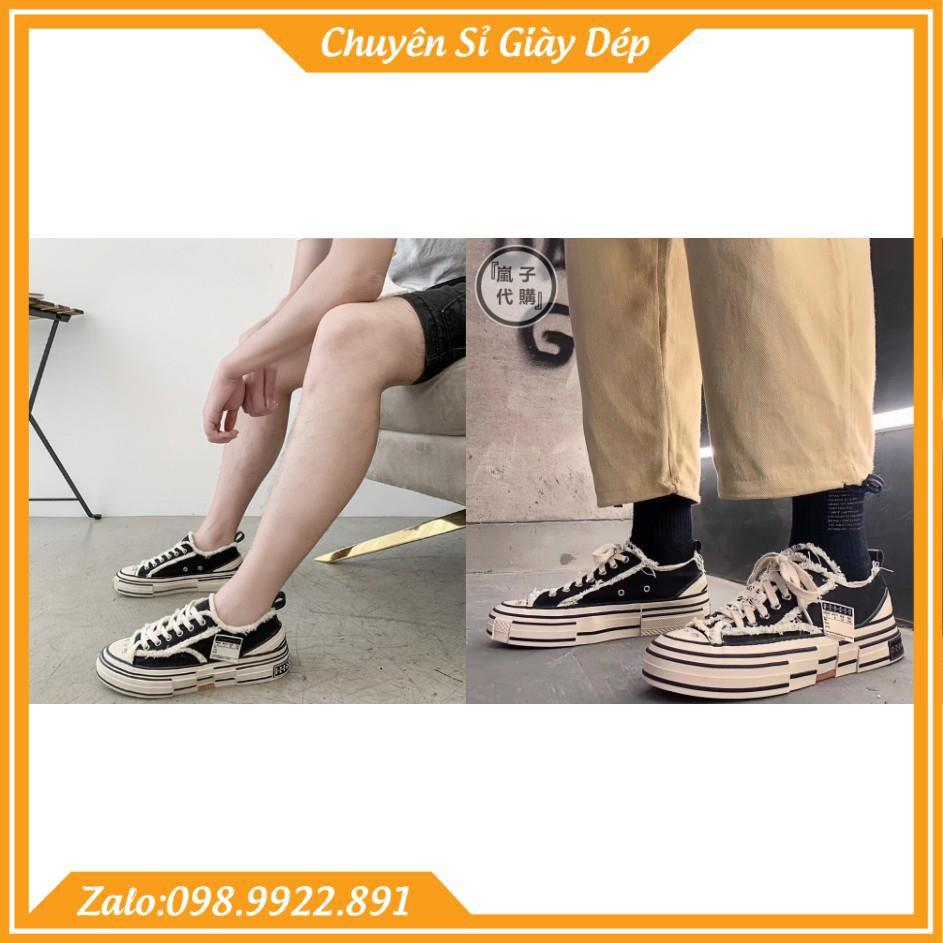 xVESSEL Giày Sneaker Nam Nữ style rách cao