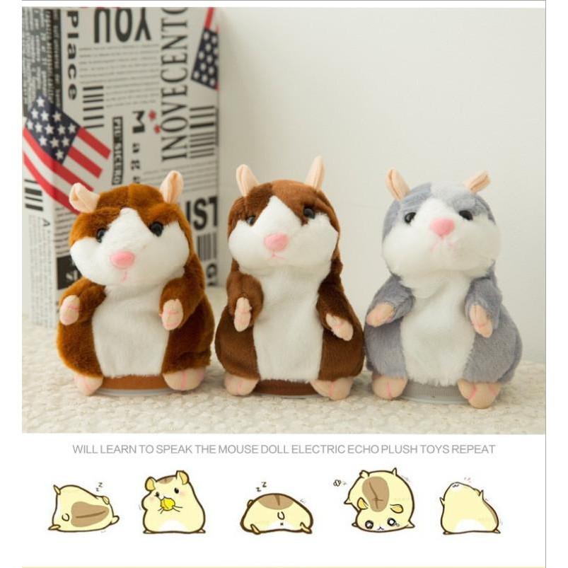 Chú chuột Hamster bắt chước theo tiếng nói của bé yêu ngộ nghĩnh