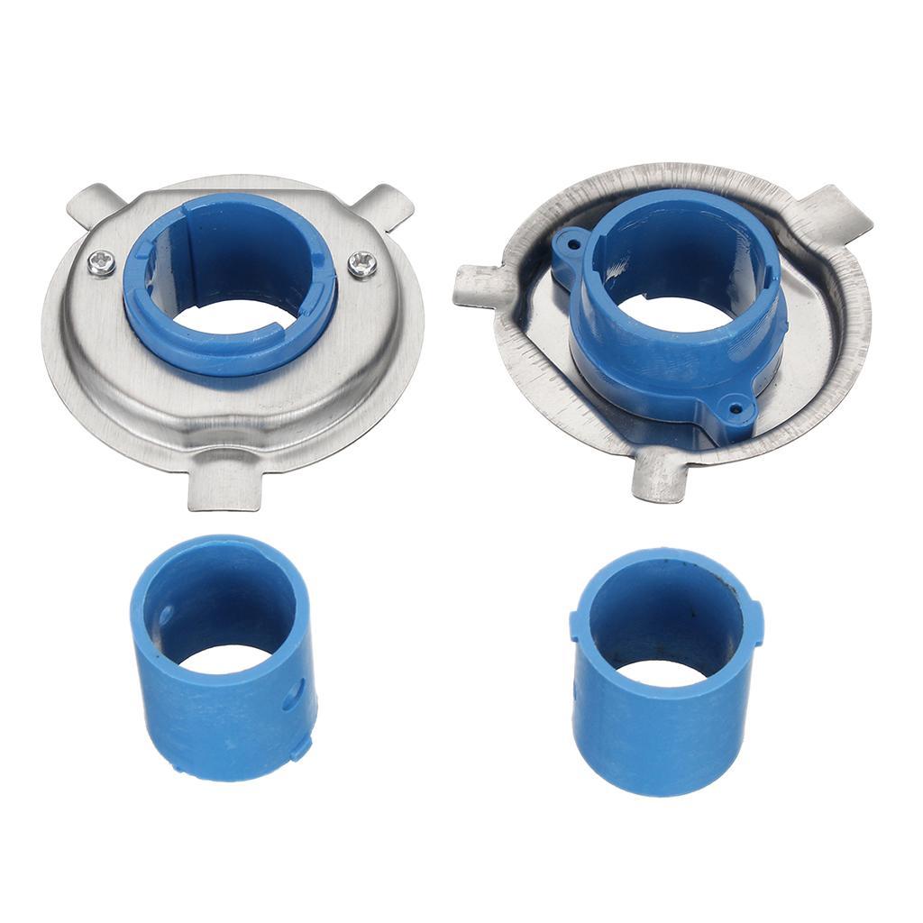 3-4pack 2Pcs LED Headlight Bulb Base Adapter Socket Retainer Car Conversion Kit