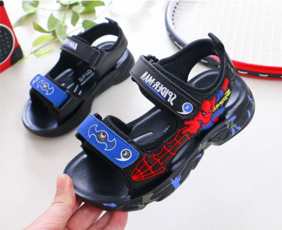 Sandal siêu nhân cho bé trai 3 - 12 tuổi năng động và phong cách ST103