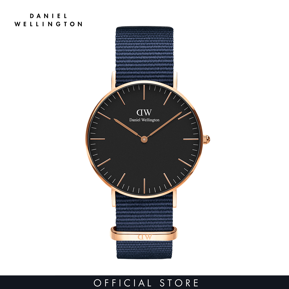 Đồng hồ Nam, Nữ Daniel Wellington dây vải nato - Classic Bayswater 36mm DW00100281