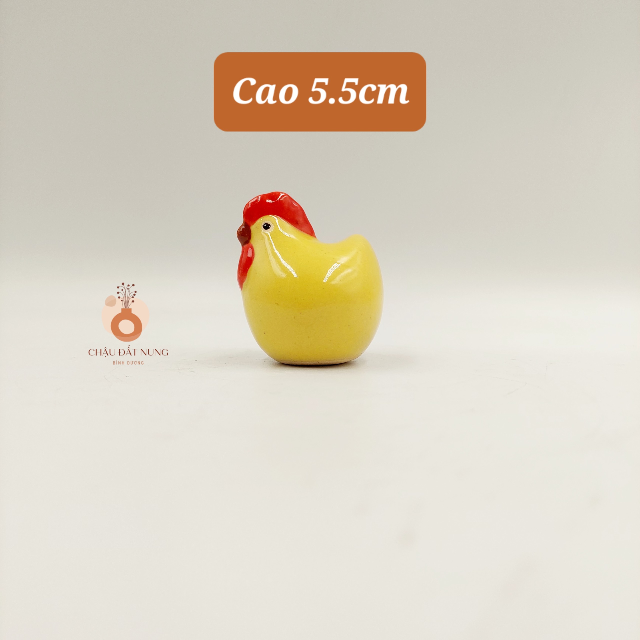 Trang trí sân vườn - Gà nhí, Vịt nhí 56, chiều cao 5cm đến 6.75cm - Phụ kiện terrarium - Phụ kiện tiểu cảnh