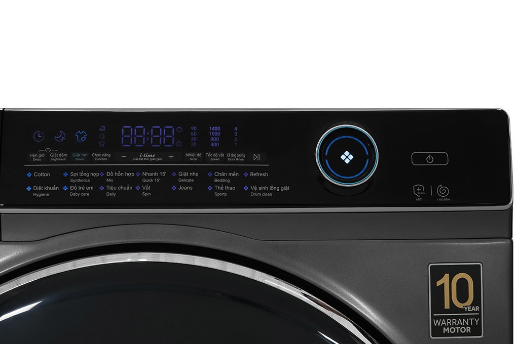 Máy giặt Aqua Inverter 15 kg AQD-A1500H.PS - Hàng chính hãng - Chỉ giao HCM