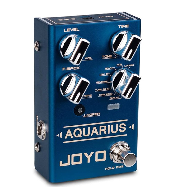 JOYO R-07 Effect Pedal Guitar - Aquarius Multi Delay &amp; Looper- Hàng chính hãng