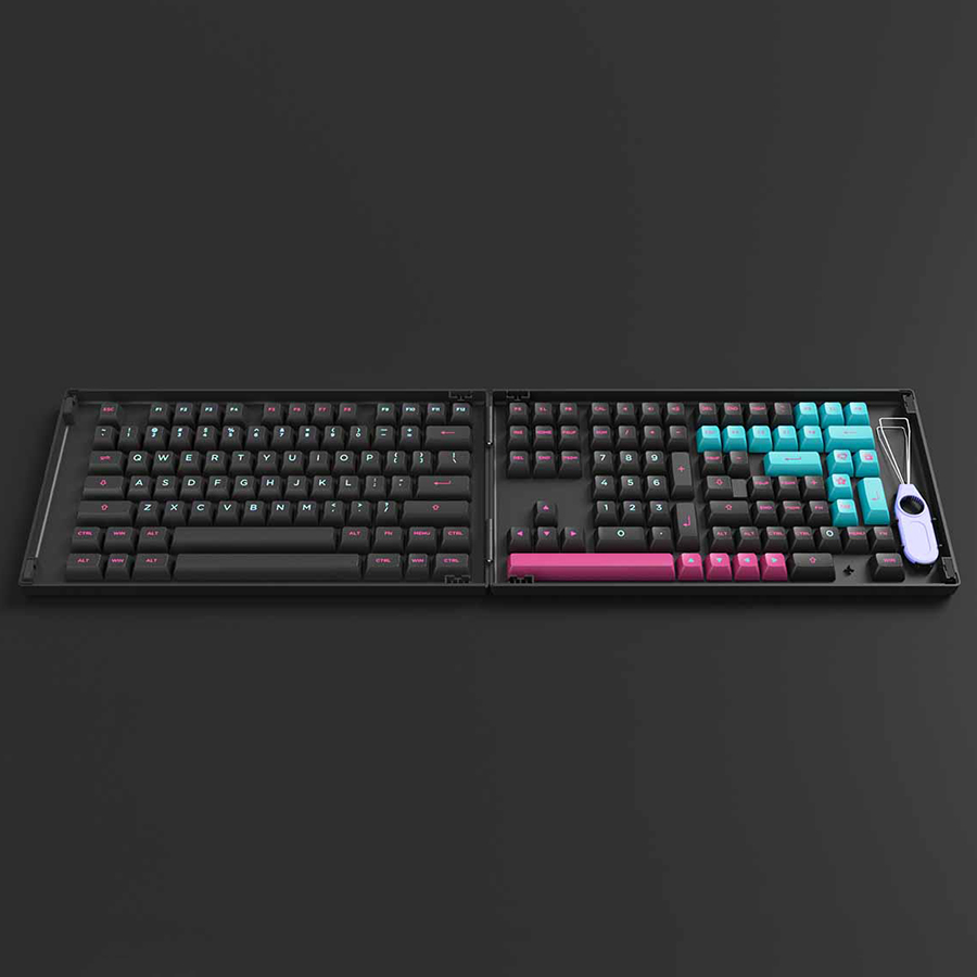 Nút Bàn Phím Cơ AKKO Keycap Set - Midnight (ASA Profile) - Hàng Chính Hãng