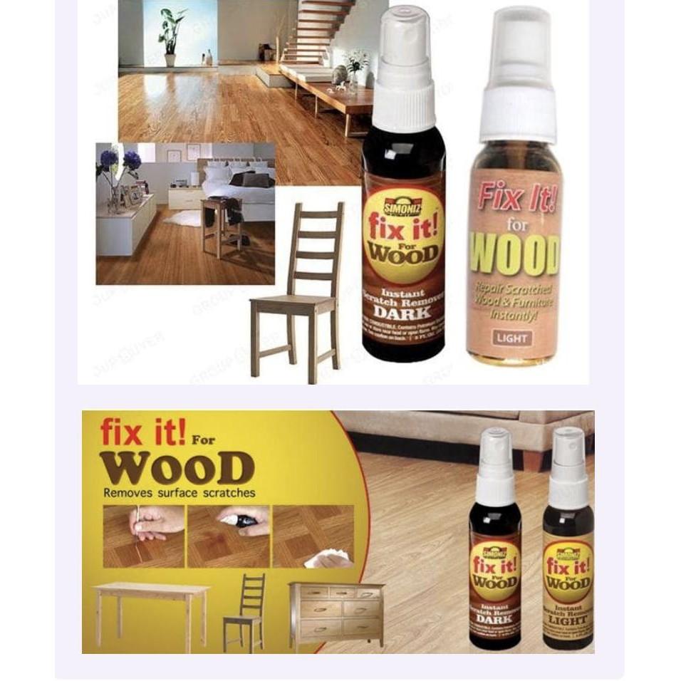 Dung Dịch xoá Vết Xước cho đồ gỗ ván ép Fix It For Wood