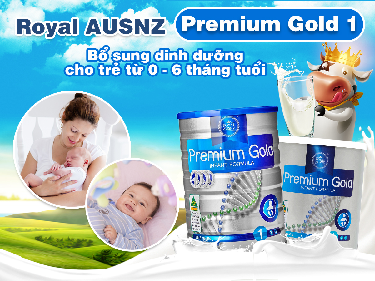 Sữa Hoàng Gia Úc ROYAL AUSNZ 900g đủ số