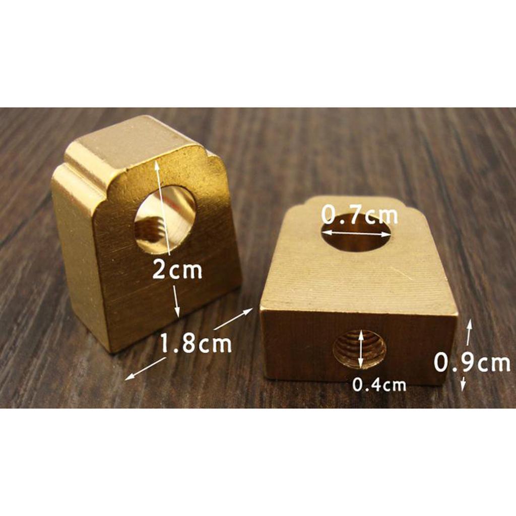 3 Sets Brass Upholstery Home Furniture Wooden Door Lock Hardware Accessories Replacement Parts Gold