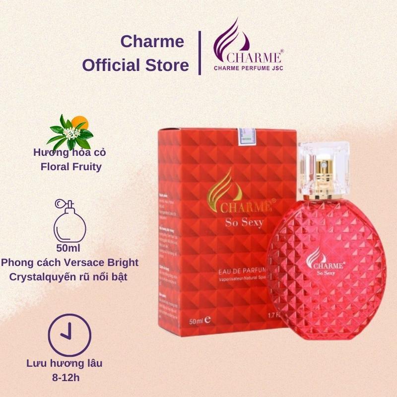 Nước Hoa Nữ CHARME SO SEXY 100ml Lưu Hương Lâu Phong Cách Quyến Rũ, Sang Trọng, Hiện Đại Chính Hãng