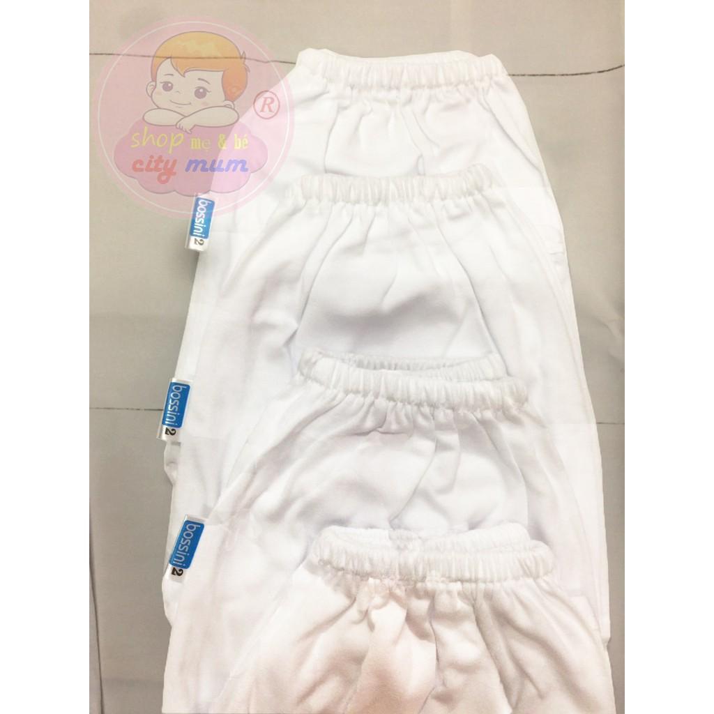 COMBO 5 QUẦN DÀI TRẮNG CHO BÉ 
