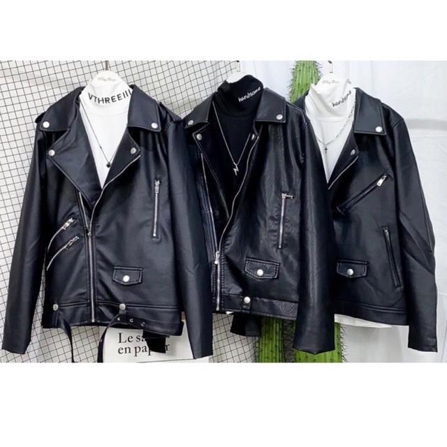 Được Kiểm Hàng Trước Áo khoác da Biker Cao cấp Nam NữHÀNG SIÊU CẤP