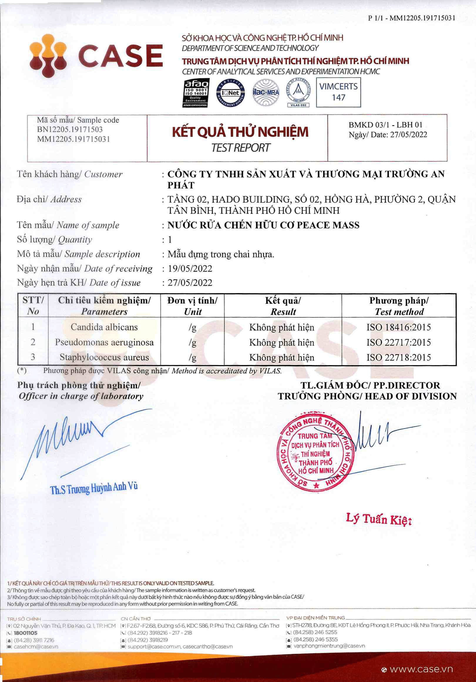 Nước rửa chén Peace Mass gốc thực vật (plant-based) hữu cơ, thân thiện môi trường