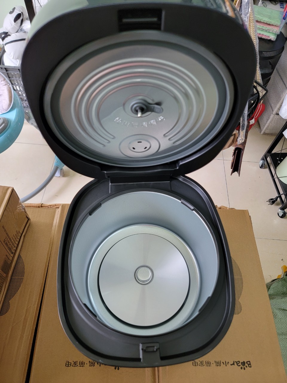 Nồi cơm đa năng BH 12 THÁNG Nồi cơm điện Bear dung tích 5L nấu cơm, cháo, hầm canh hẹn giờ cực tiện lợi-Hàng chính hãng