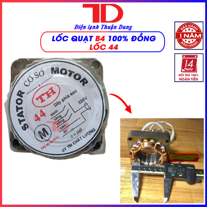 Lốc quạt B4, Lốc 44, lốc 46, Lốc quạt dày 2cm, phi 44, phi 46, Hàng nhập khẩu, Điện lạnh Thuận Dung