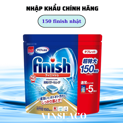 Viên rửa bát finish 150 viên (NK Nhật Bản )