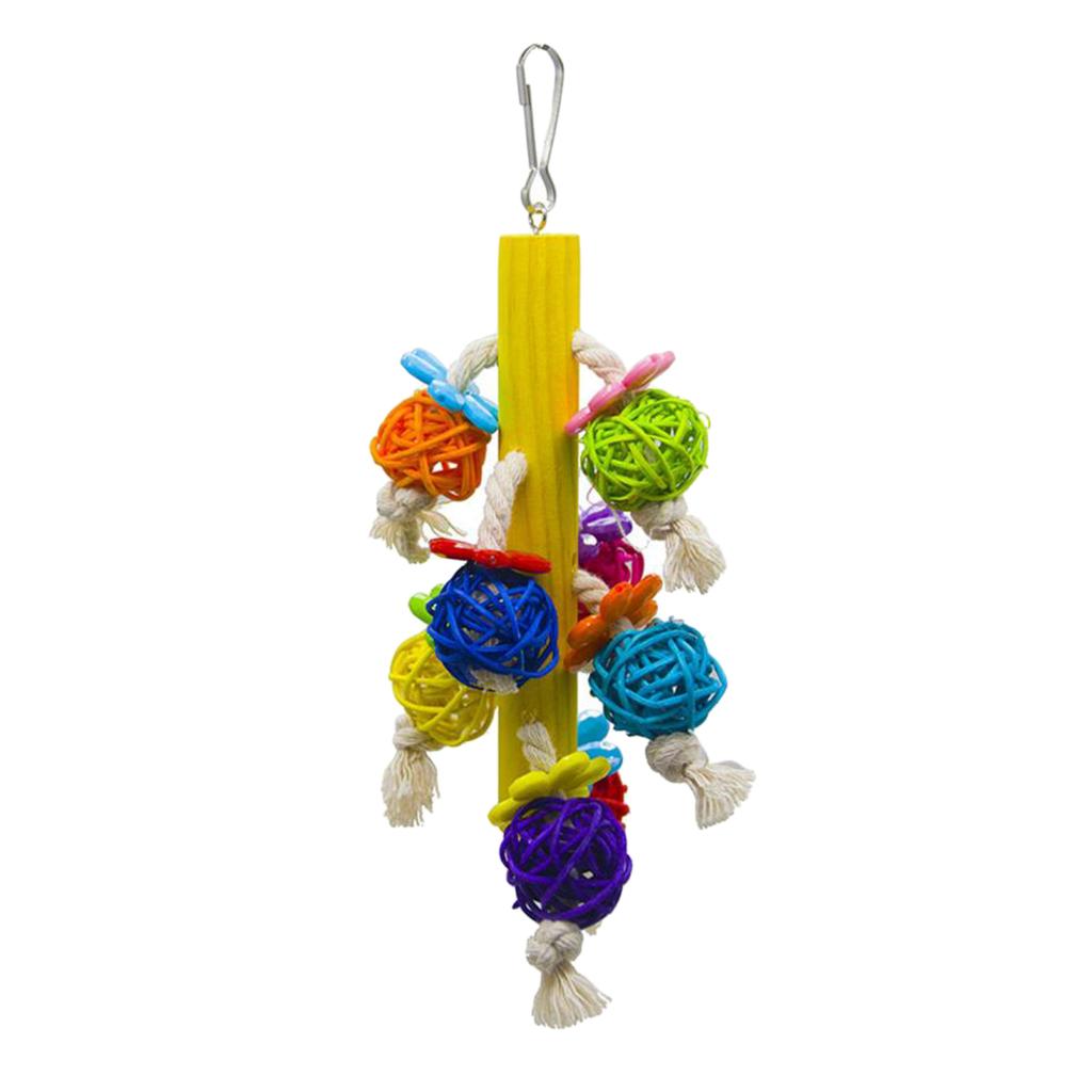 Parrot Cage Toys Bird Chew Toys Swing Toys Rope for Budgies Parakeet Cockatiels