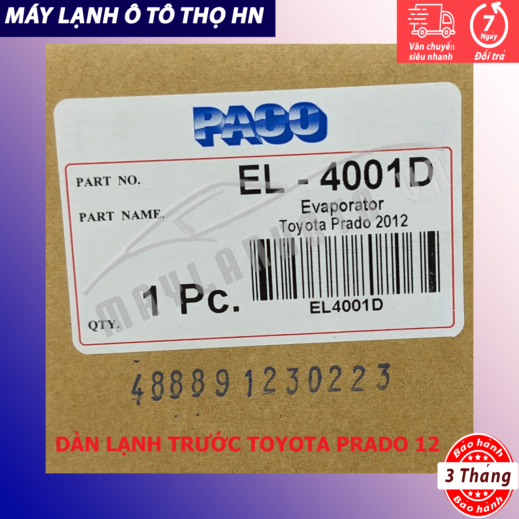 Dàn lạnh Toyota Prado 2012 Hàng xịn Thái Lan / Nhật Bản