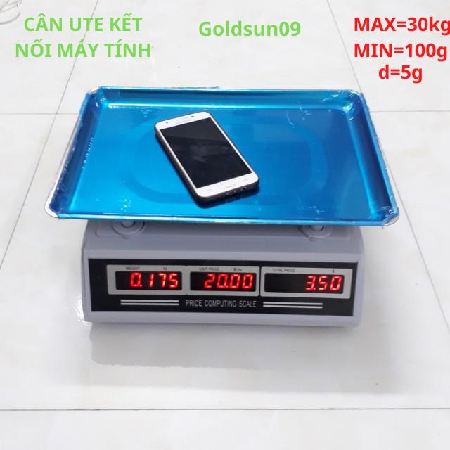 Cân điện tử tính tiền UTE dùng cho bán hàng trái cây,hàng thịt,cá tạp hóa