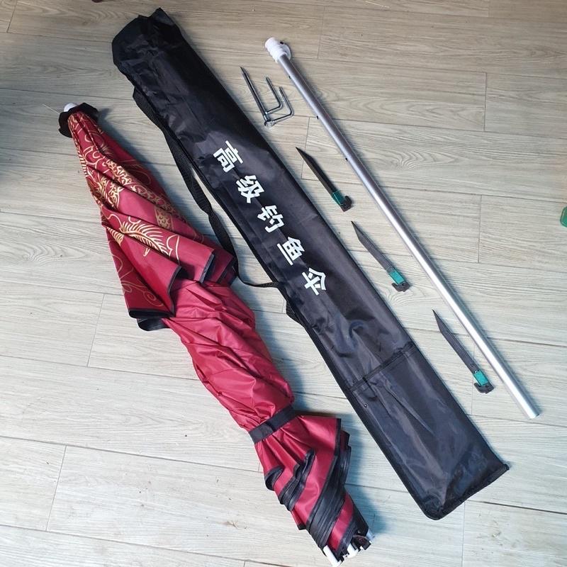 Ô dù câu cá 2 tầng KIM LONG cao cấp  - ô dù che nắng mưa , dã ngoại