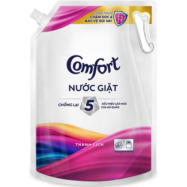 Nước Giặt Chống Lão Hóa Comfort Hương Thanh Lịch Túi 3,1kg