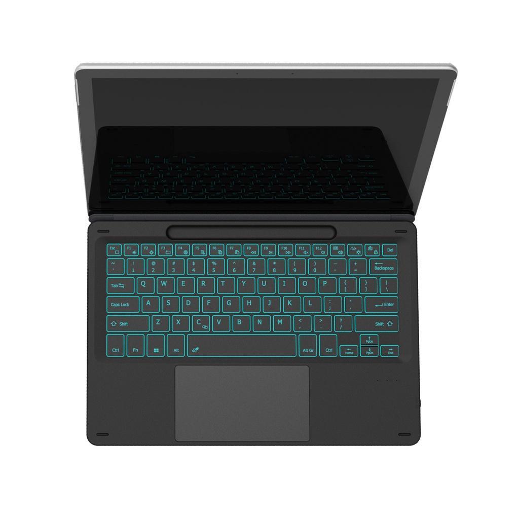 Bàn Phím Bluetooth Không Dây Cho Microsoft Surface Pro 8 / Pro 9 / Pro X Có Đèn Nền 7 Màu Cổng Sạc type-c