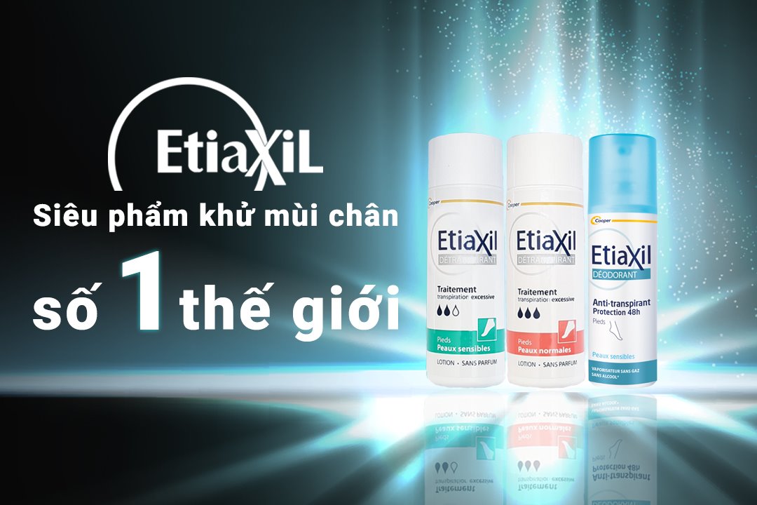 Lăn Khử Mùi Mồ Hôi Chân Và Tay ETIAXIL Détranspirant Traitement Transpiration Excessive Pieds Peaux Normales 100ml - Da Thường + Tặng 1 Móc Khóa Nhựa 2 Mặt