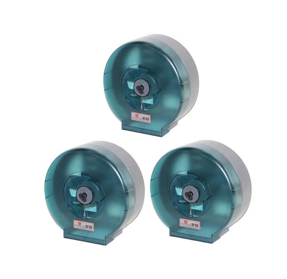 Combo 6 Hộp đựng giấy vệ sinh cỡ lớn 26cm gắn tường cao cấp Xanh