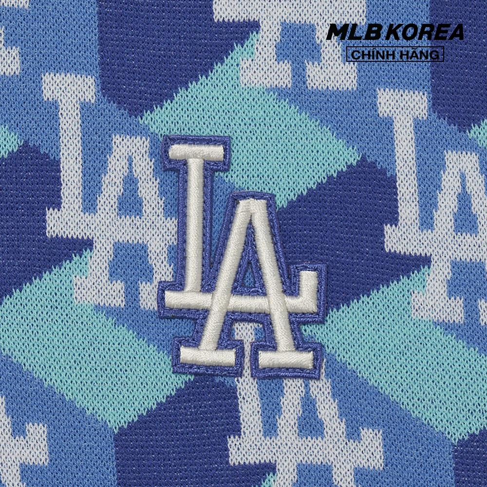 MLB - Áo polo unisex tay ngắn Cube Monogram All Over 3AKPM0533-07BLS