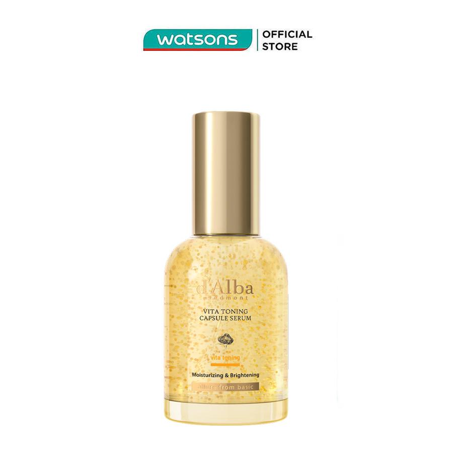 Tinh Chất d'Alba Dưỡng Trắng Da Vita Toning Capsule Serum 50ml
