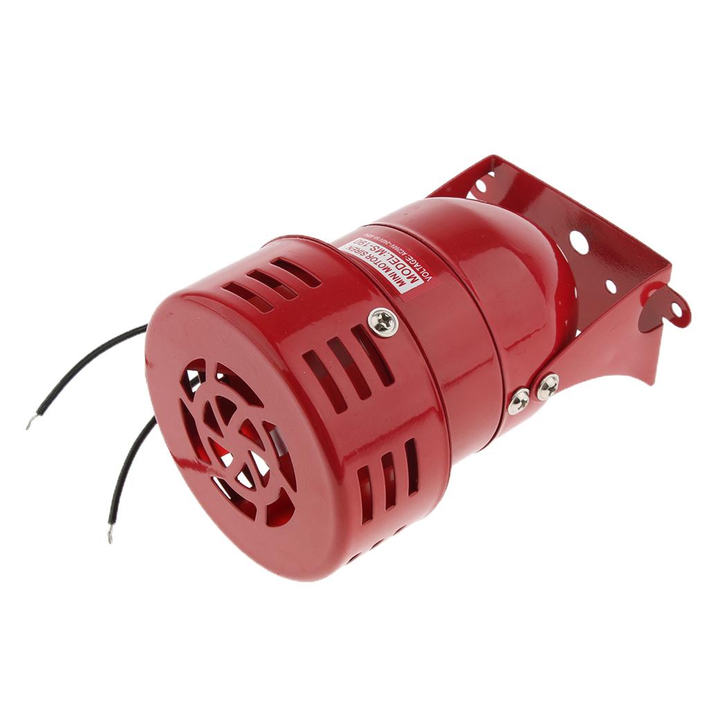 Strong Penetration Industrial Siren Motor Alarm Buzzer Alarm, Red, 12V / 24V / 110V / 220V
