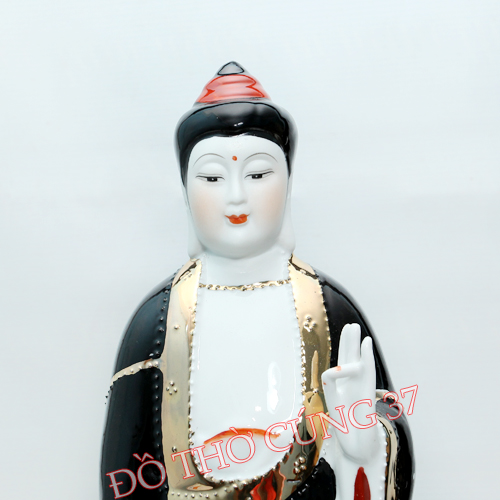 Tượng Địa Mẫu Nương Nương - gốm sứ