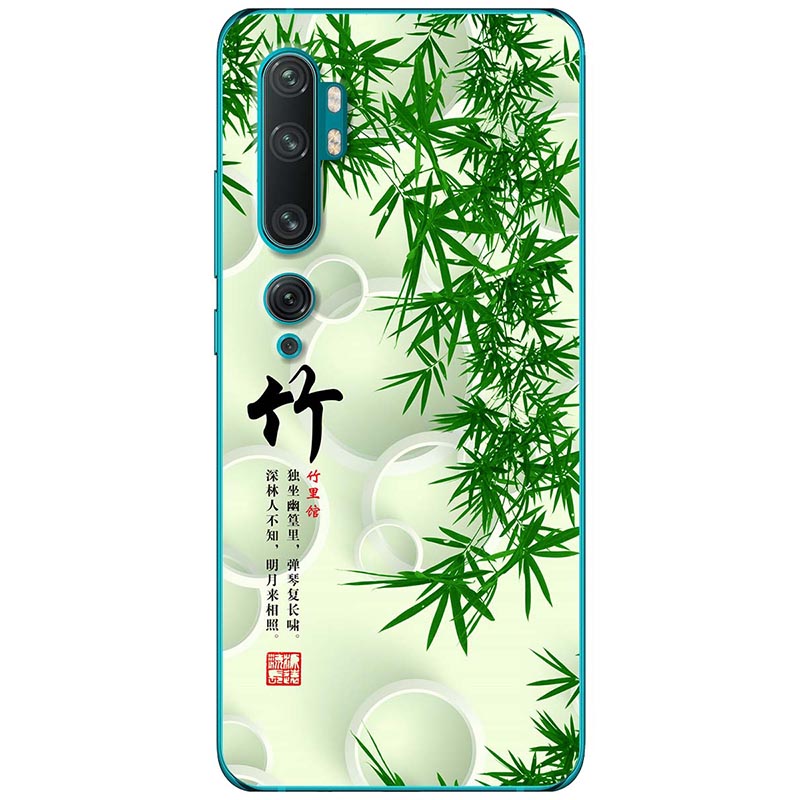 Ốp lưng dành cho Xiaomi Mi Note 10 Pro mẫu Cành trúc