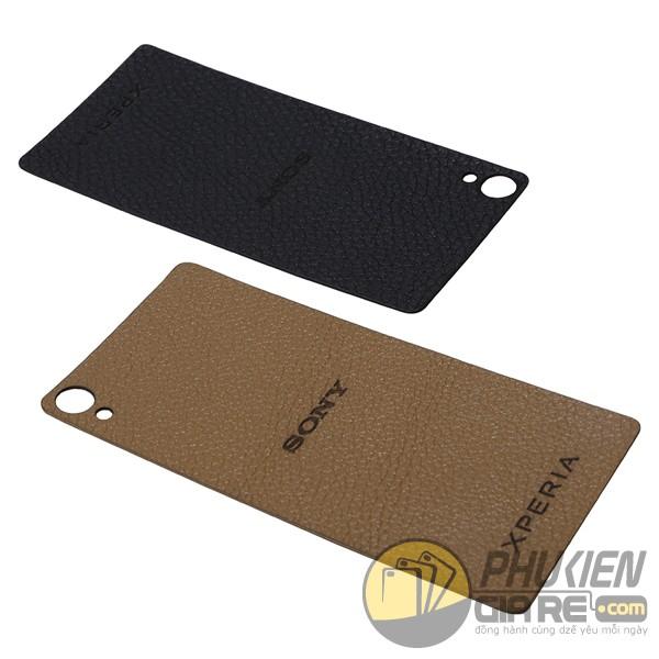 Miếng dán da Sony M4 da bò 100%