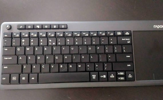 Bàn phím không dây Rapoo K2600 kết nối không dây tốc độ cao 2.4Hz