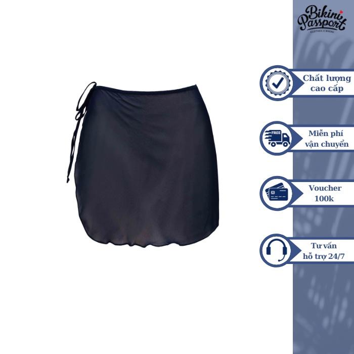 Váy bơi lẻ NỮ BIKINI PASSPORT kiểu Váy cover voan - Xanh Navy - BS500_NV