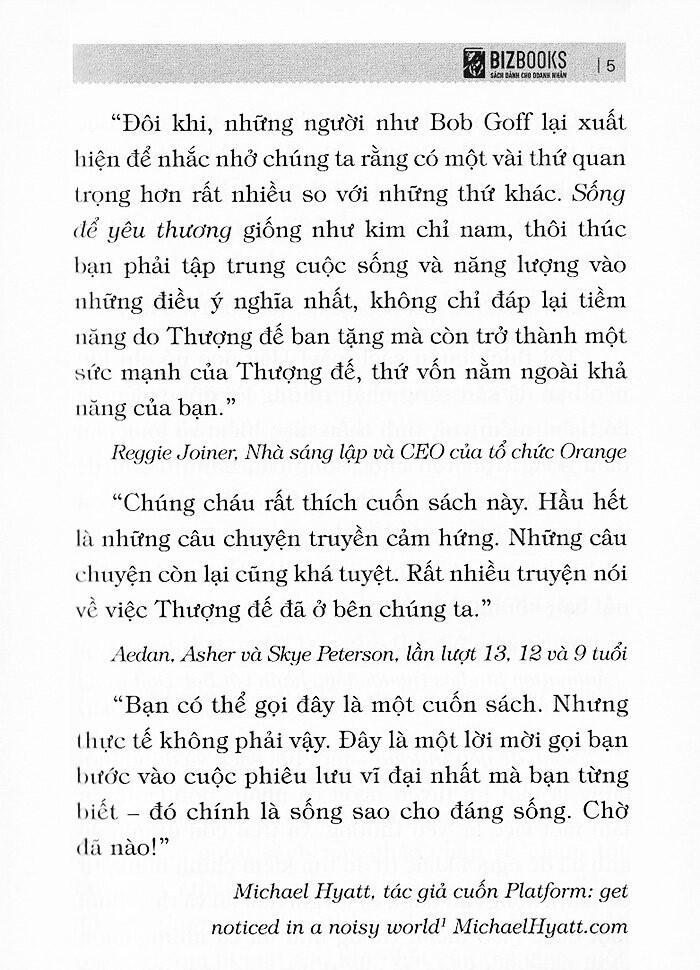 Sống Để Yêu Thương