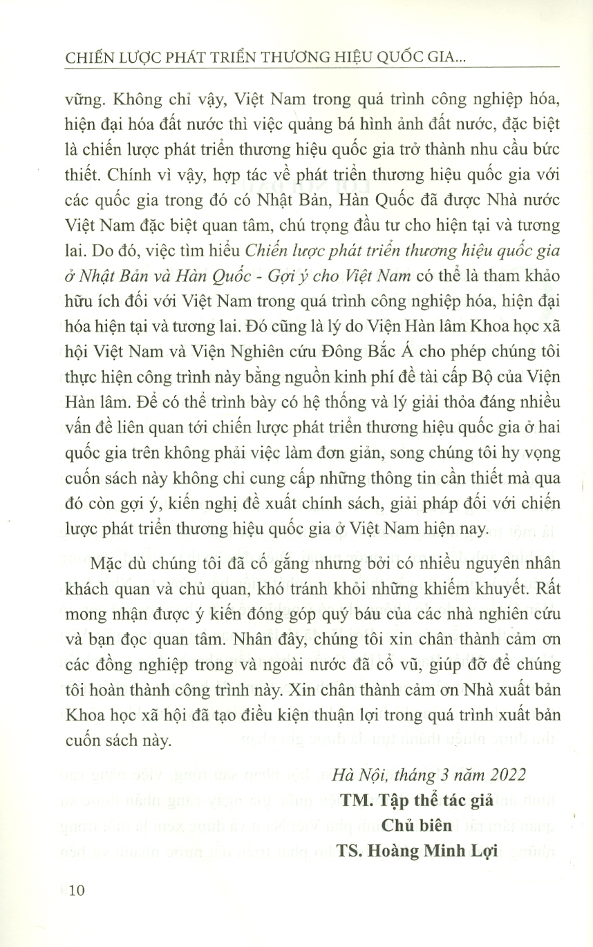 Chiến Lược Phát Triển Thương Hiệu Quốc Gia Ở Nhật Bản Và Hàn Quốc - Gợi Ý Cho Việt Nam