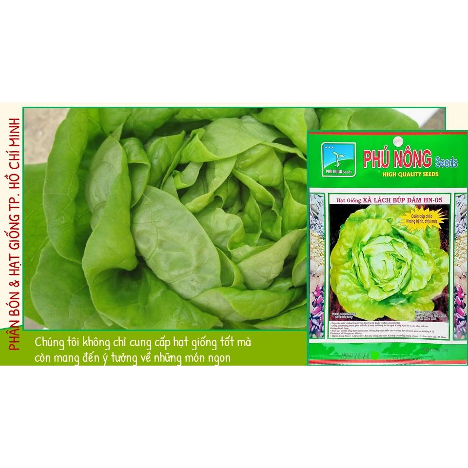 Hạt Giống Rau Xà Lách Búp Đăm, Cuốn Búp Chắc, Kháng Bệnh, Chịu Mưa - Phú Nông Seeds - Shop Phân Bón và Hạt Giống