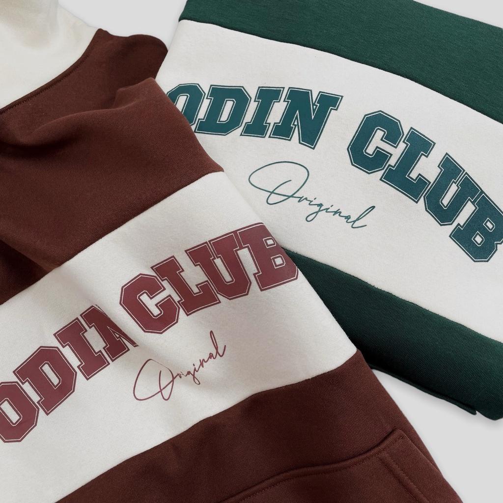 Áo Hoodie oversize ODIN CLUB Striped Original, Áo hoodie form rộng nam nữ ODIN, Local Brand ODIN CLUB