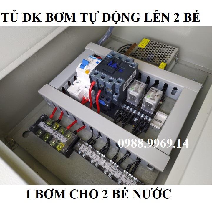 TỦ ĐIỀU KHIỂN BƠM TỰ ĐỘNG LÊN 2 BỂ
