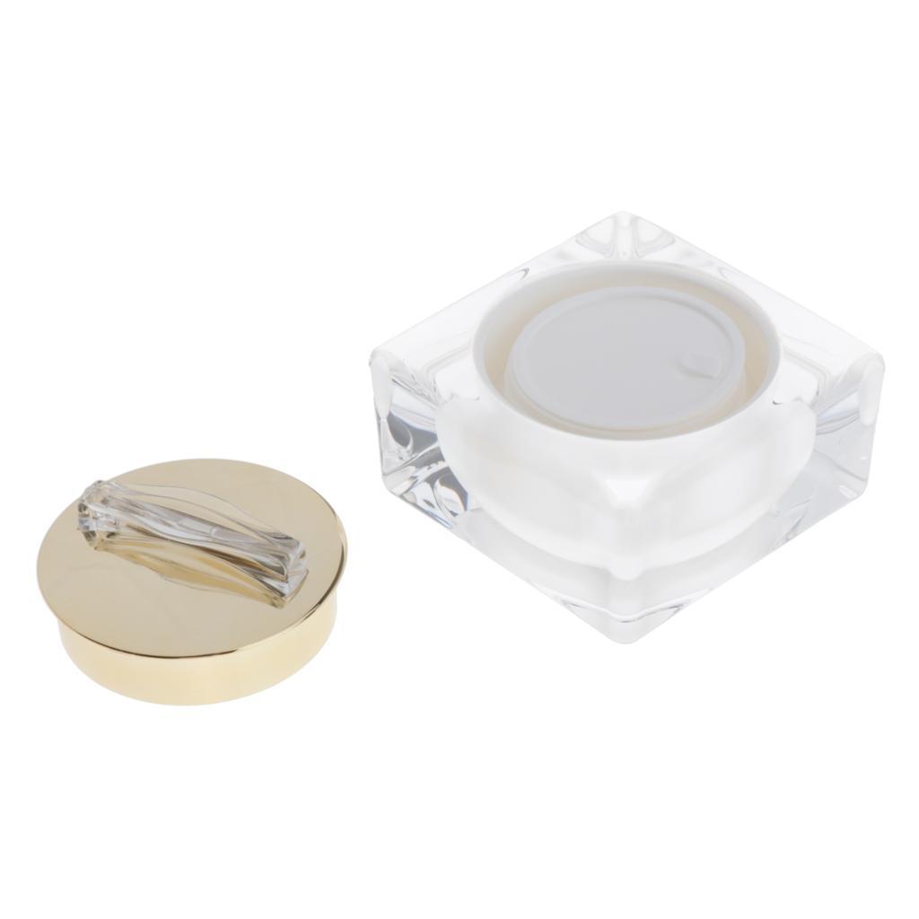 Empty Acrylic Cosmetic Jar Travel Cream Lotion Container with Inner Lid