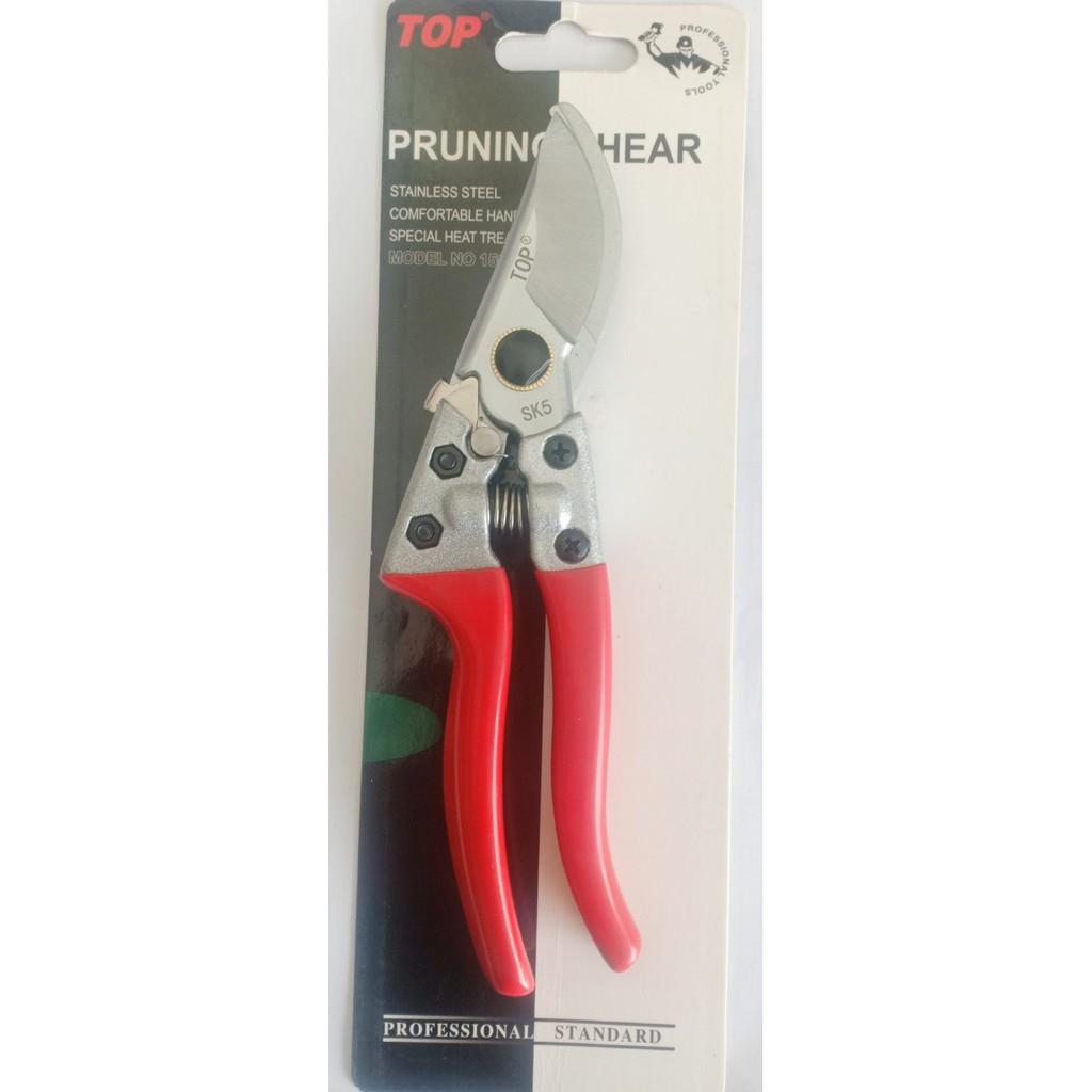 Kéo cắt tỉa cành cây thép SK5 cán đỏ