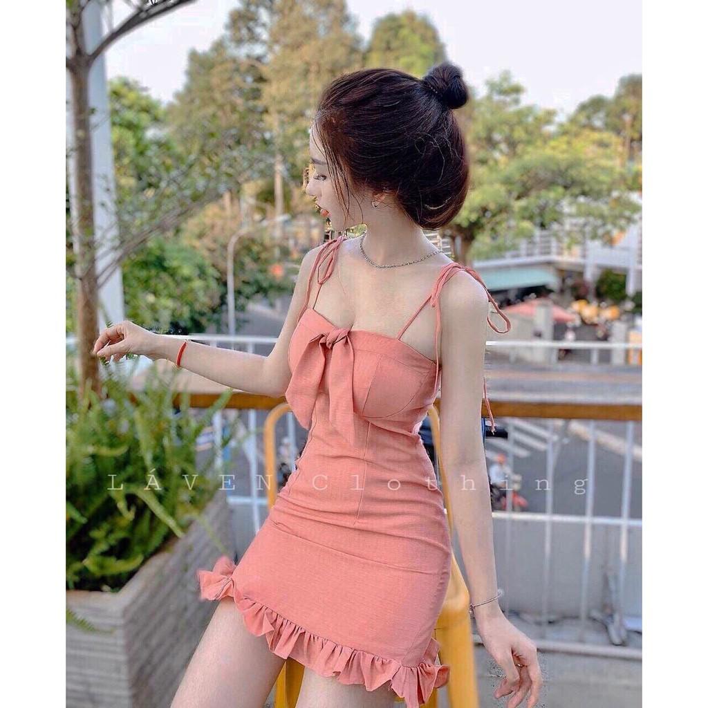 Gunkaymatter Váy đầm body 2 dây đuôi cá kiểu mới thời trang nữ