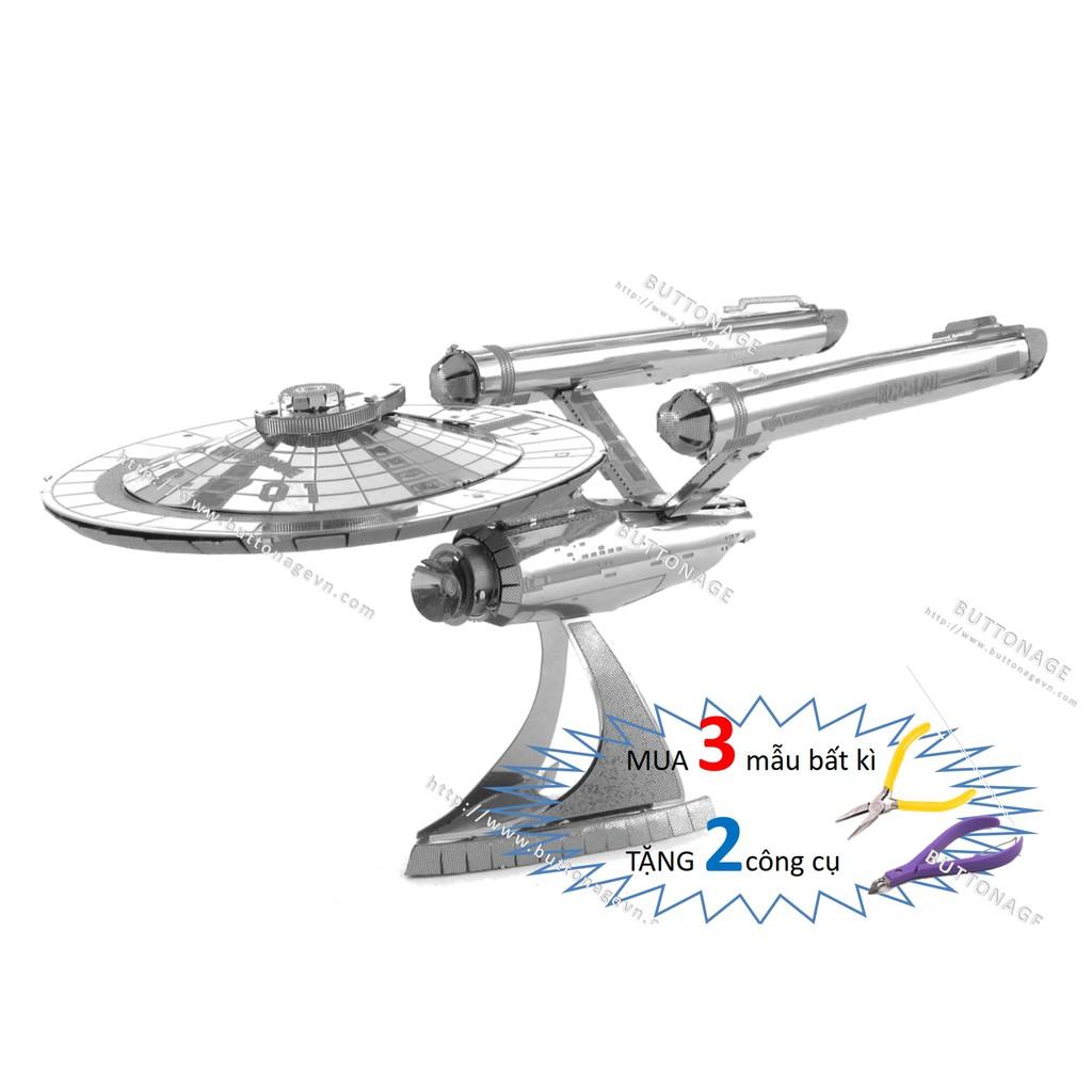 Mô Hình Lắp Ráp 3d Phi Thuyền USS Enterprise