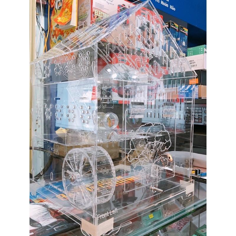 Nhà Hamster Mica Size XXXL, combo như hình, hàng cao cấp xịn xò