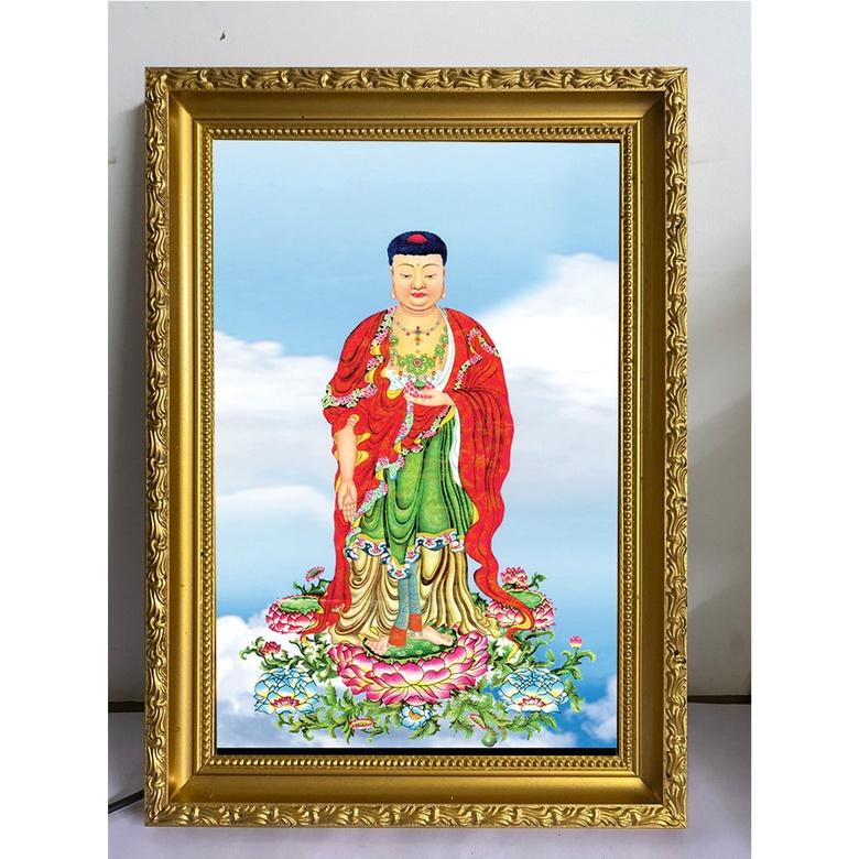 Tranh đèn led siêu mỏng trang trí phòng thờ, tranh đèn led 3D hiện đại cao cấp