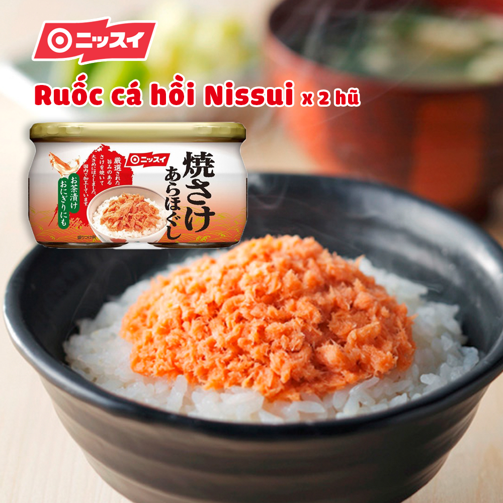 Ruốc cá hồi Nissui 100g (50g x 2 hũ)