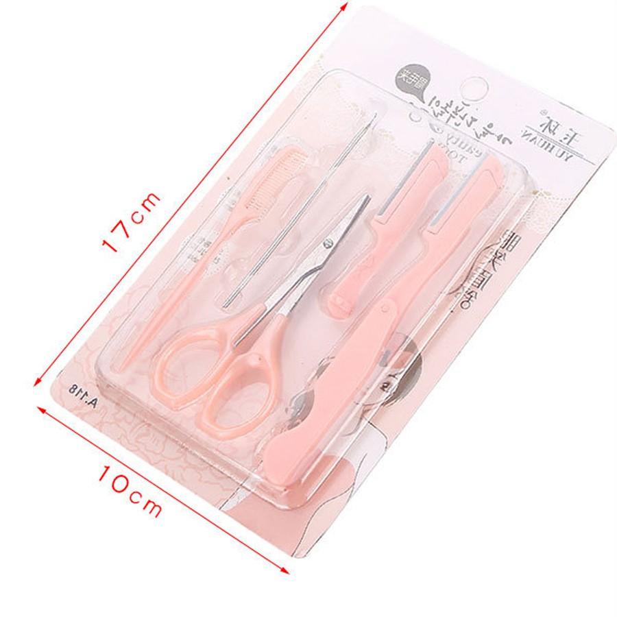 Bộ dụng cụ tỉa lông mày - 5 chi tiết