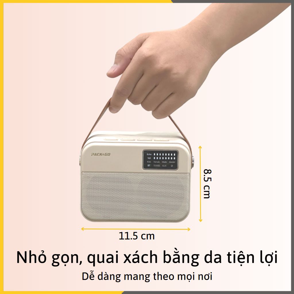 Bộ Loa Mic Karaoke Mini Bluetooth KSM01 – HÀNG CHÍNH HÃNG