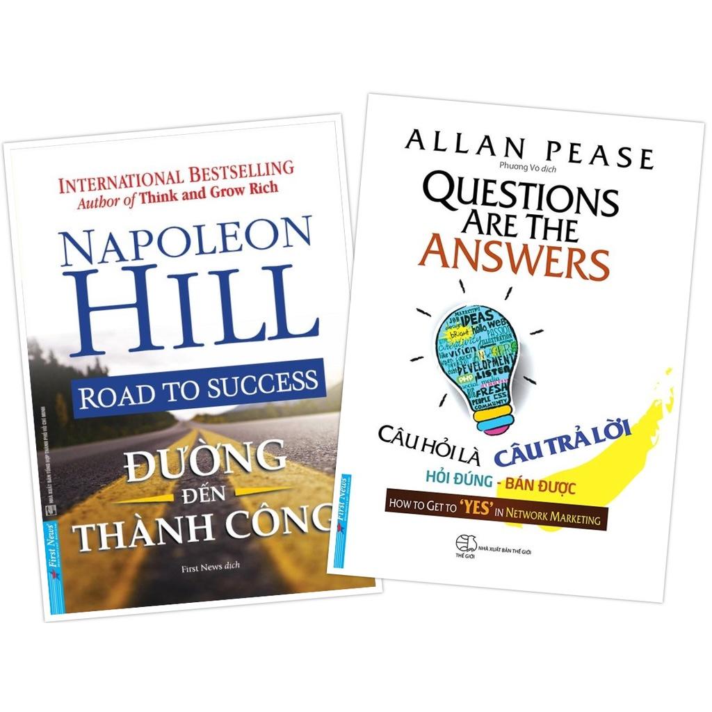 Sách - Combo Đường đến thành công + Câu hỏi là câu trả lời - FirstNews